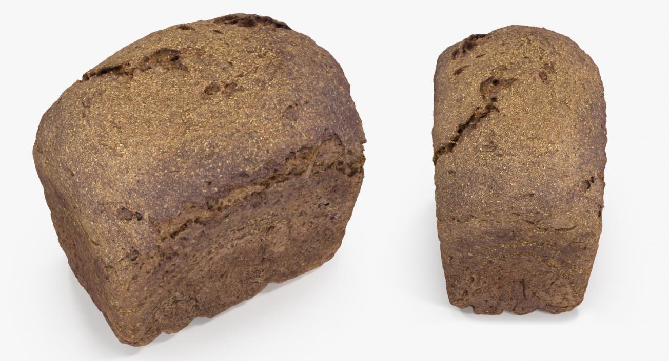 Whole Wheat Bread 3D