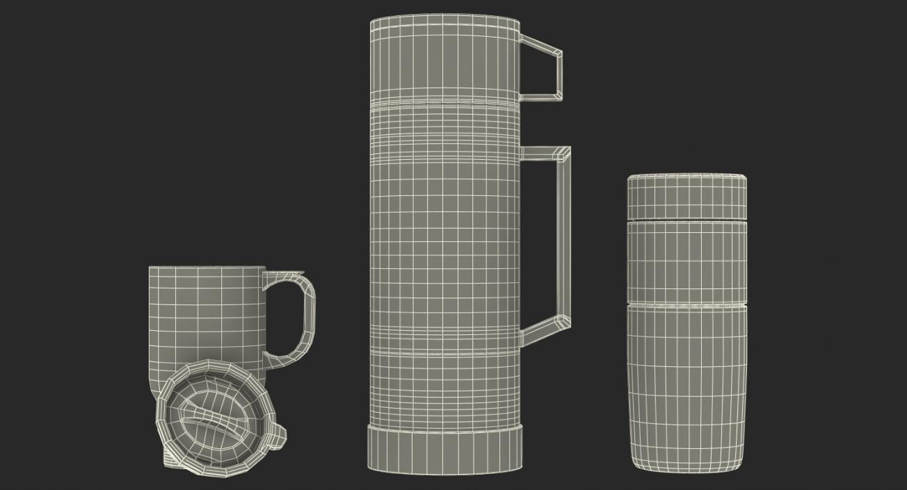 Travel Mugs Collection 3D