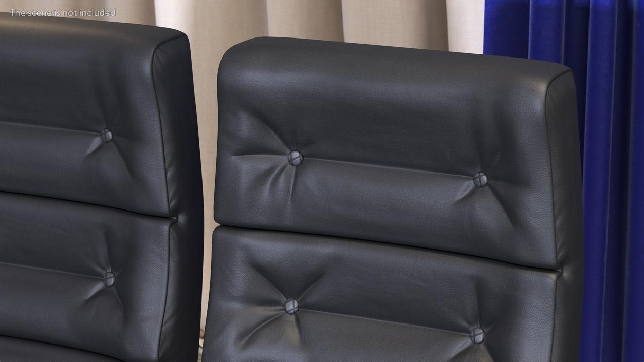 Phantom P40 Leather Cinema Chairs for Four Places 3D model