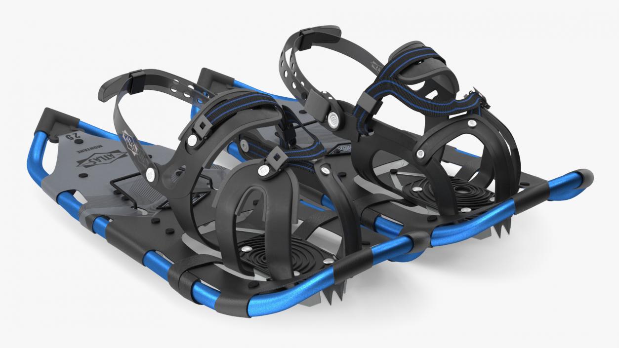 Mountain Snowshoes Atlas Blue 3D model