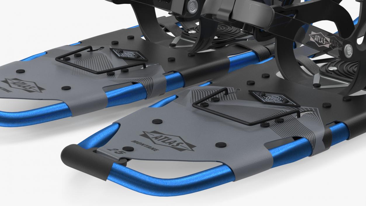 Mountain Snowshoes Atlas Blue 3D model