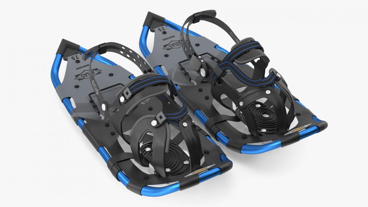 Mountain Snowshoes Atlas Blue 3D model