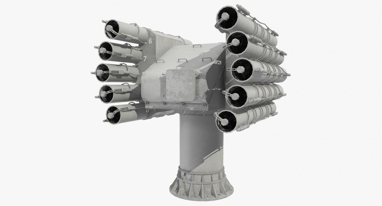 3D Anti Submarine Weapon UDAV Rigged model