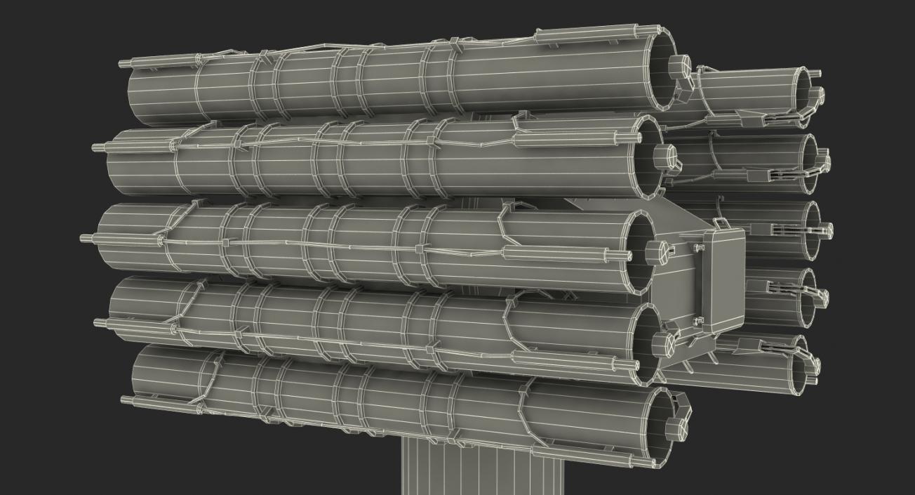 3D Anti Submarine Weapon UDAV Rigged model