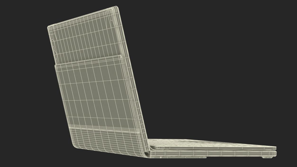 3D Flexible ASUS Zenbook 17 Fold Rigged