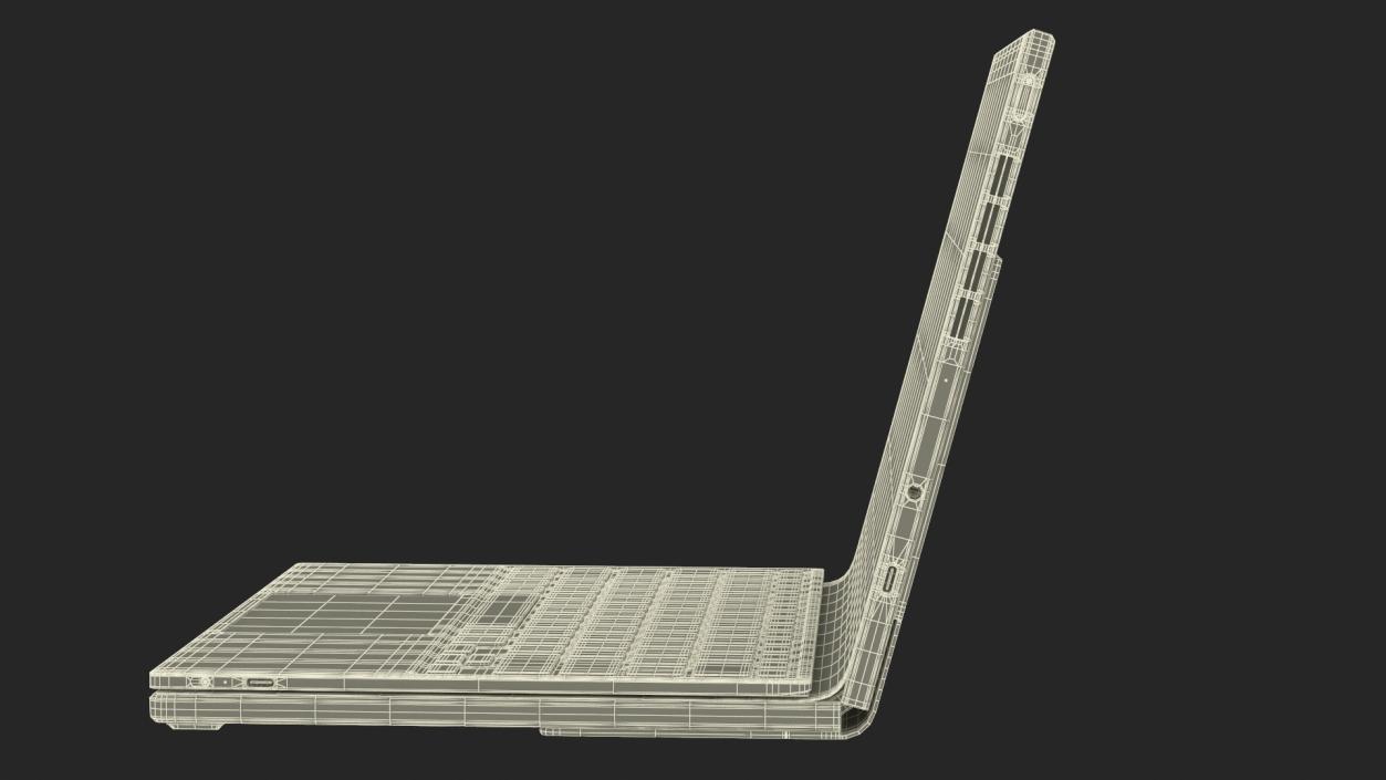 3D Flexible ASUS Zenbook 17 Fold Rigged