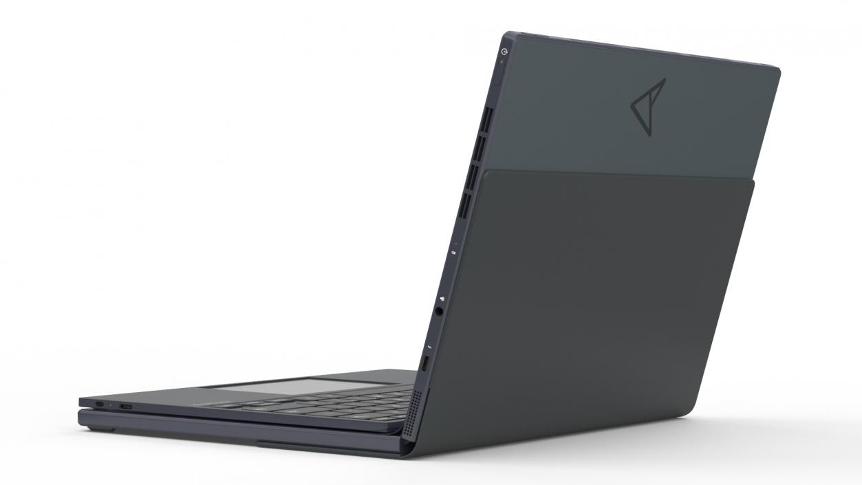 3D Flexible ASUS Zenbook 17 Fold Rigged