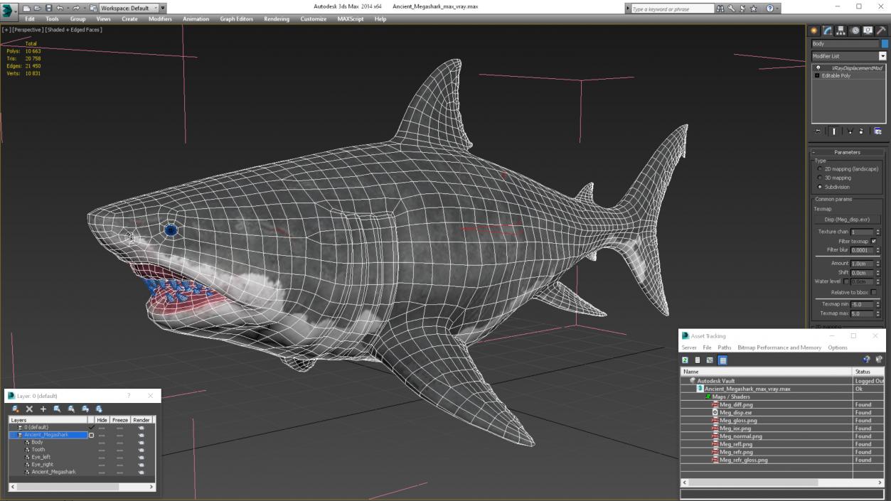 Ancient Megashark 3D