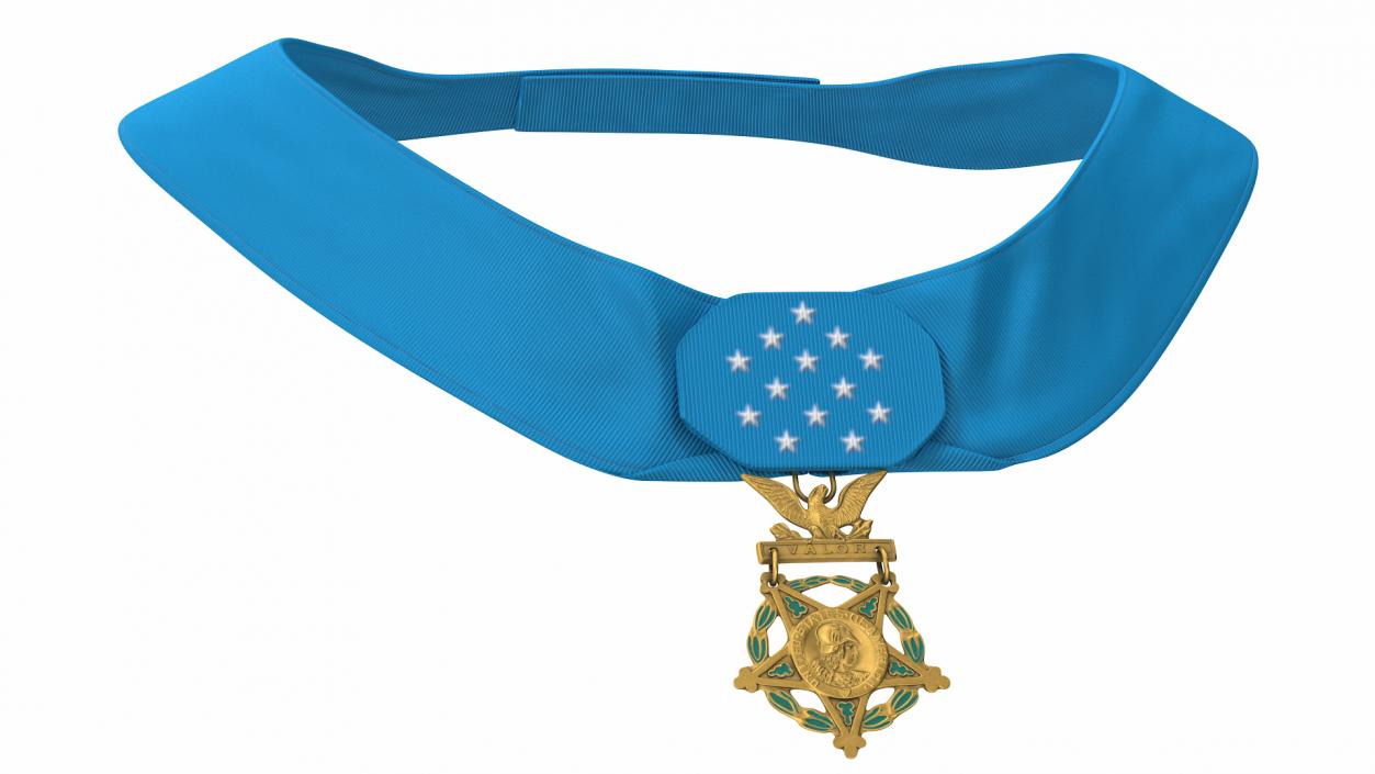 US Army Medal of Honor Worn 3D