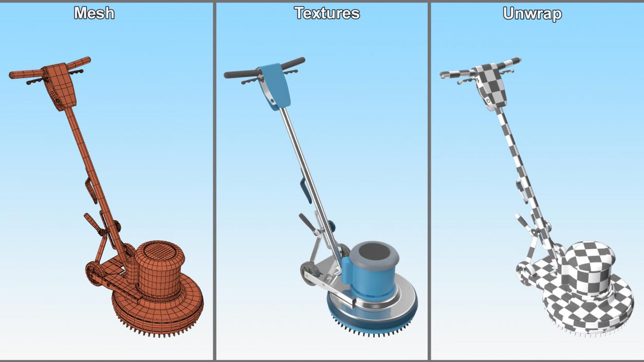 3D Floor Cleaner Equipment Generic 2 model