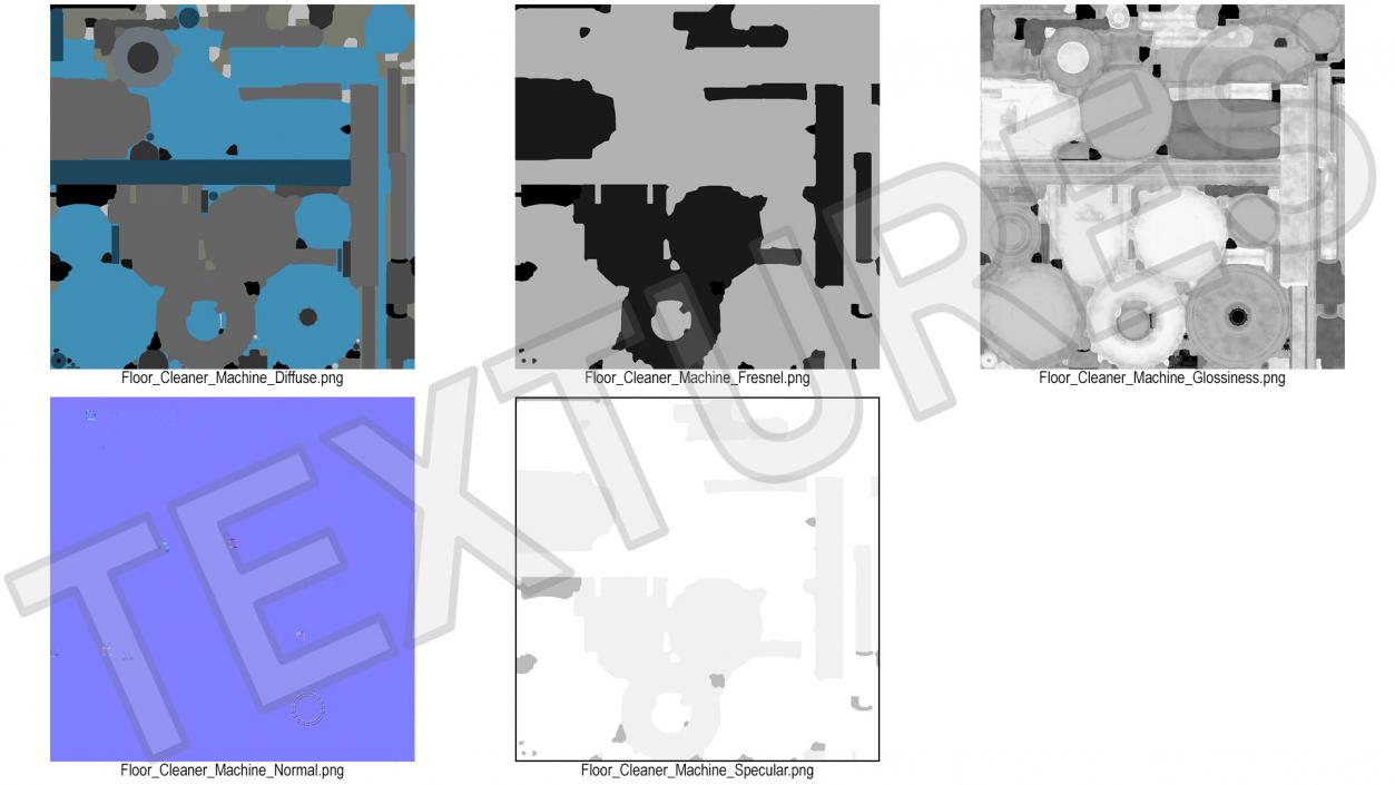 3D Floor Cleaner Equipment Generic 2 model