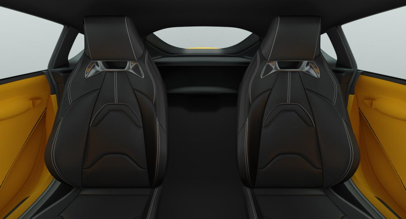 3D Toyota Supra 2019 Simple Interior model