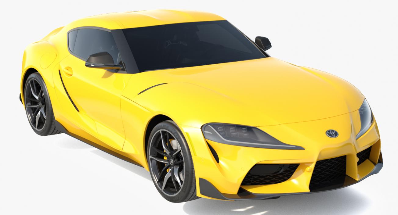 3D Toyota Supra 2019 Simple Interior model