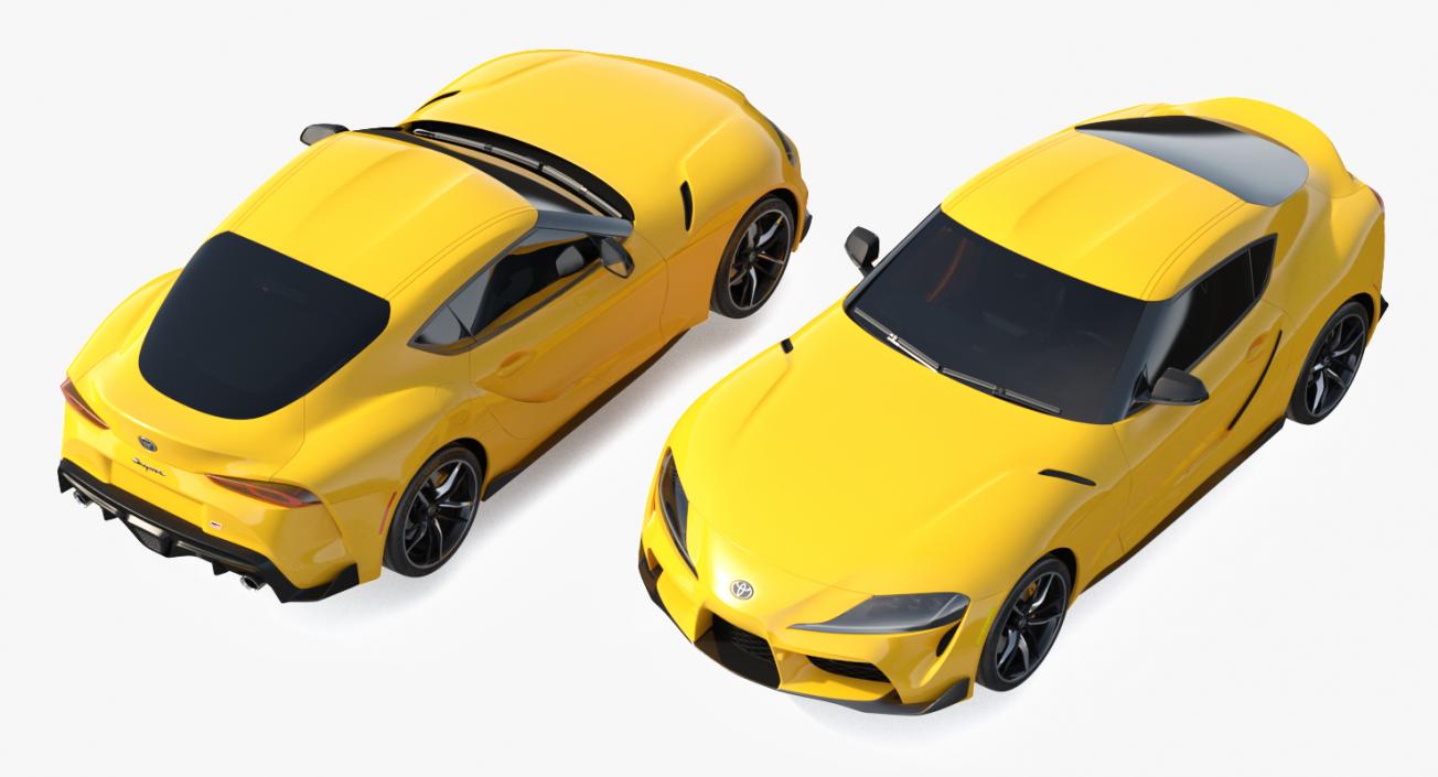 3D Toyota Supra 2019 Simple Interior model