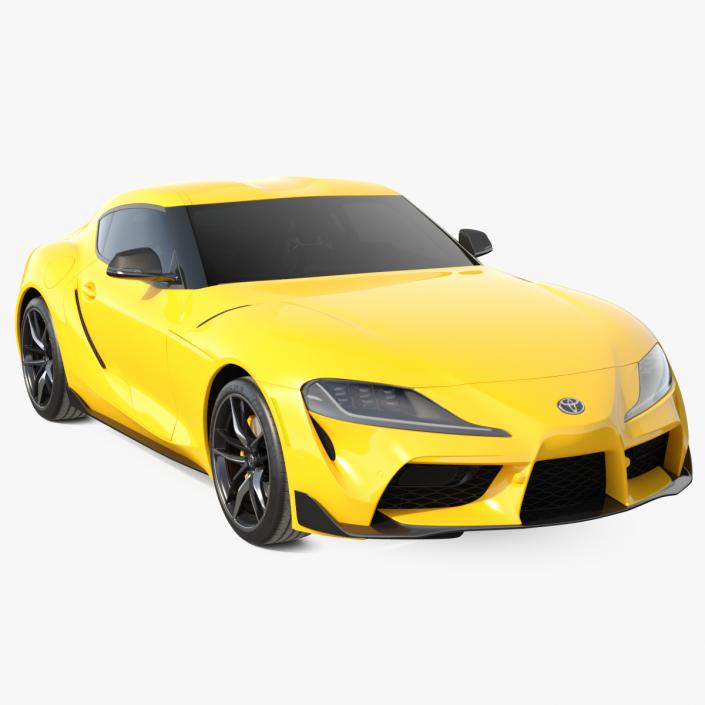 3D Toyota Supra 2019 Simple Interior model