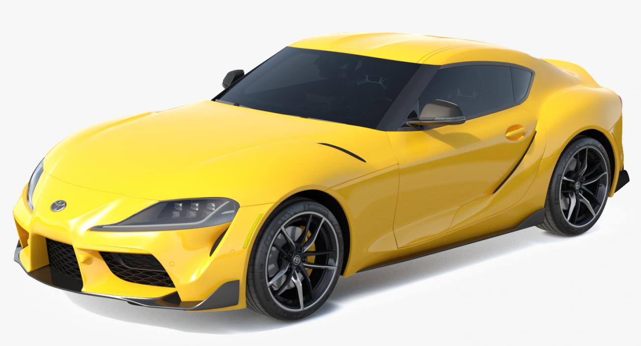 3D Toyota Supra 2019 Simple Interior model