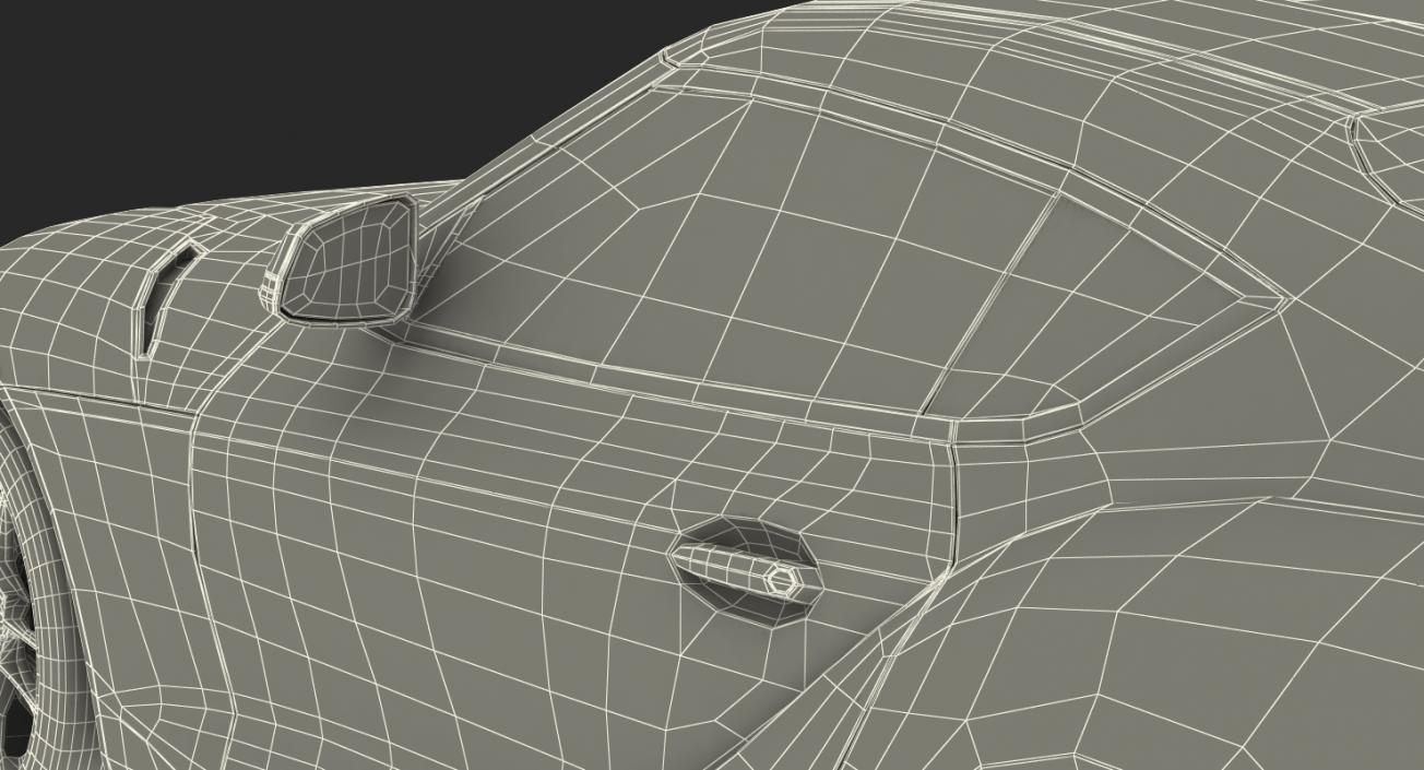 3D Toyota Supra 2019 Simple Interior model