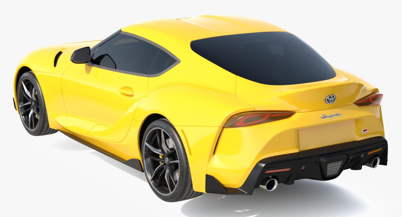 3D Toyota Supra 2019 Simple Interior model