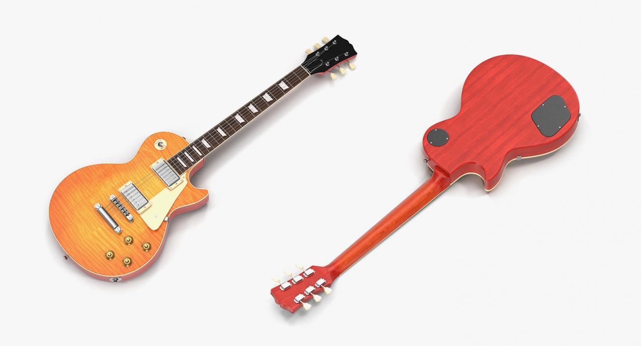 3D Stringed Instruments 3D Models Collection 3 model