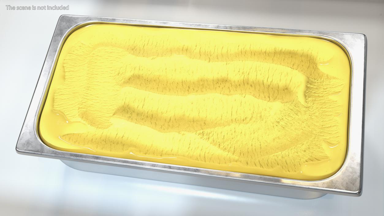 3D Banana Ice Cream Tray