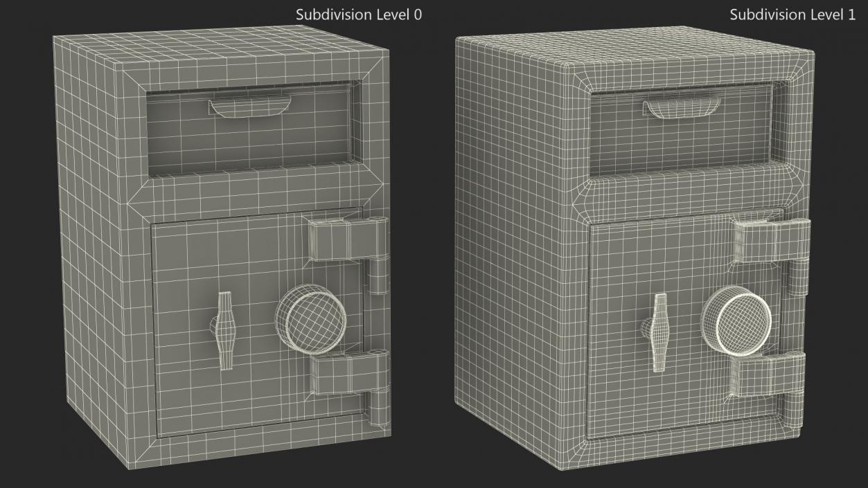 3D model Steel Drop Safe