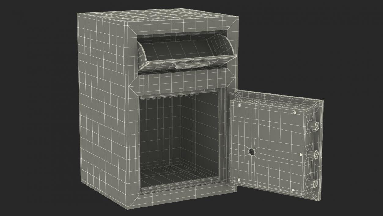 3D model Steel Drop Safe