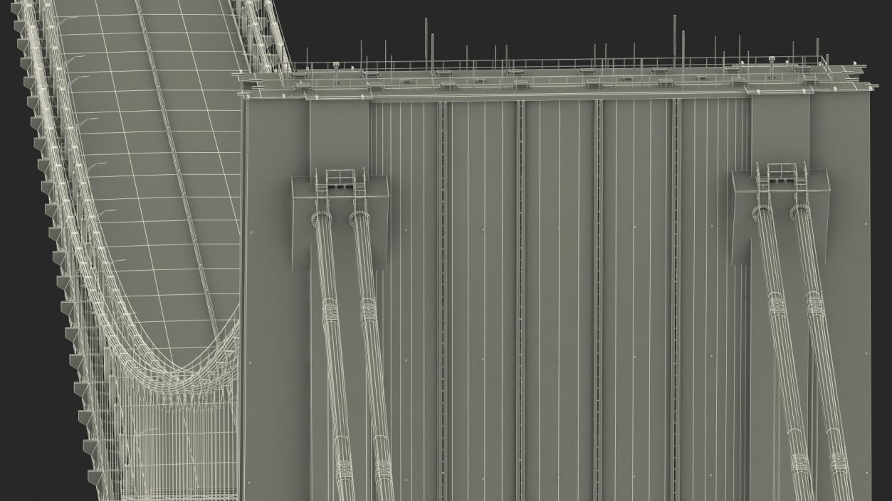 3D model Verrazzano Narrows Bridge