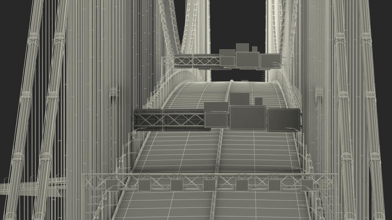 3D model Verrazzano Narrows Bridge