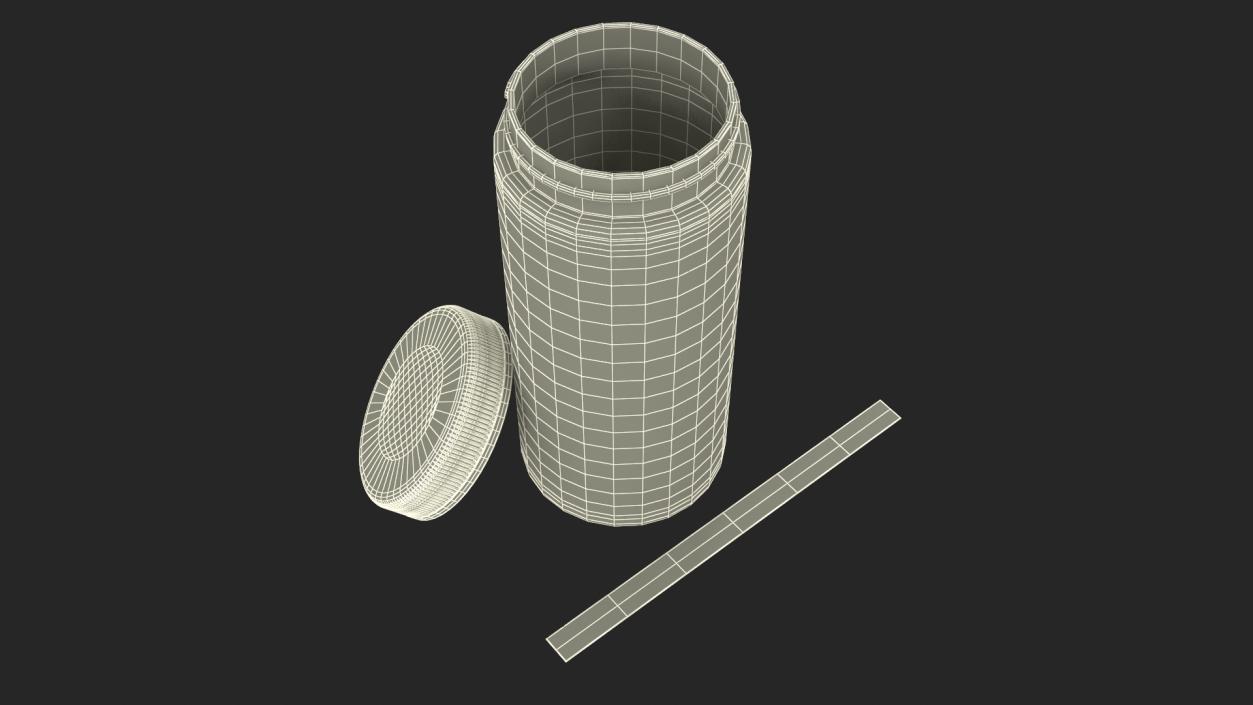 3D model Water Hardness Test Strips Jar