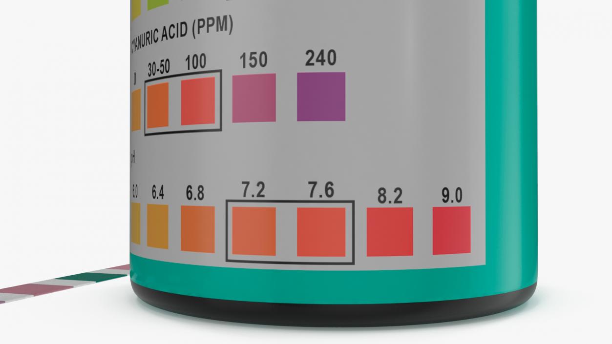 3D model Water Hardness Test Strips Jar