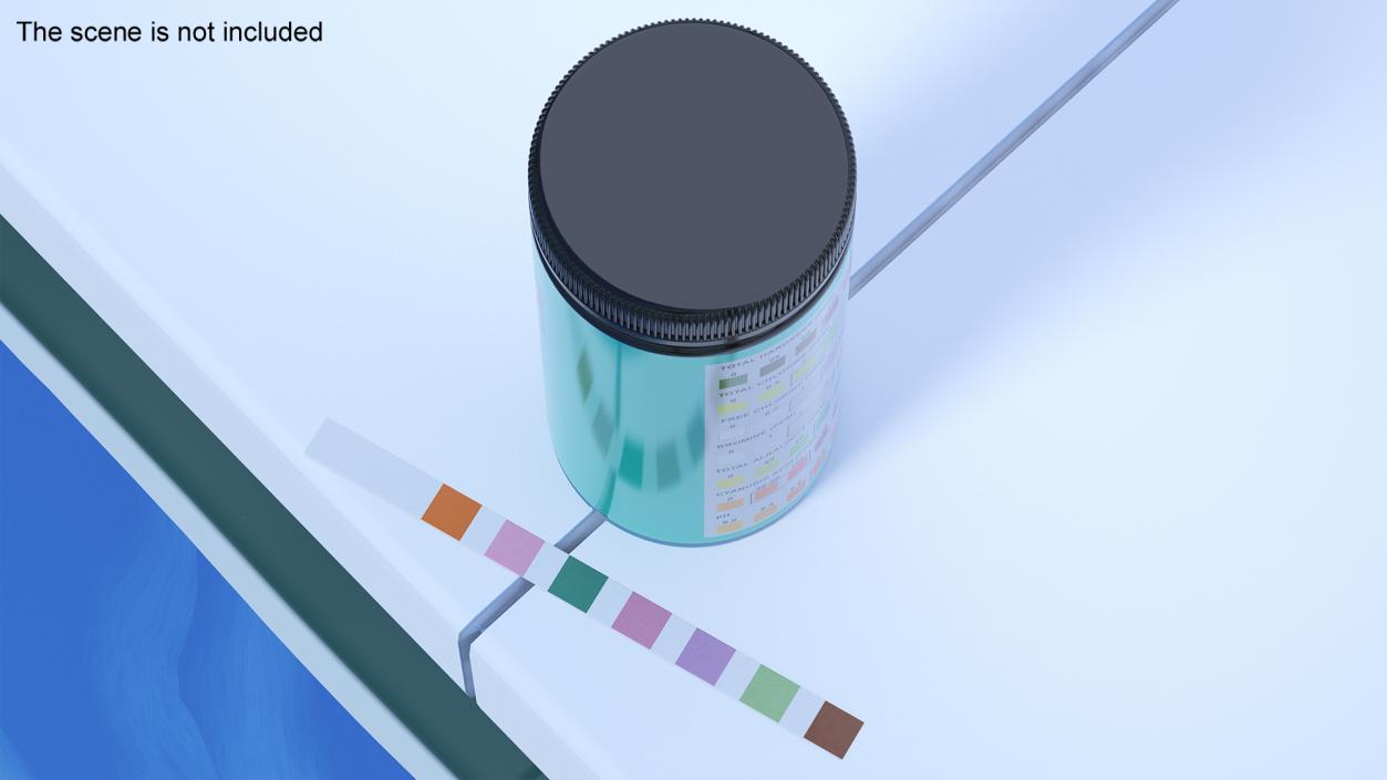 3D model Water Hardness Test Strips Jar