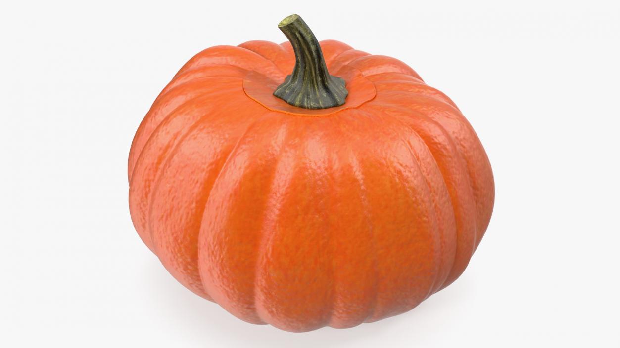 3D Scary Halloween Pumpkin model