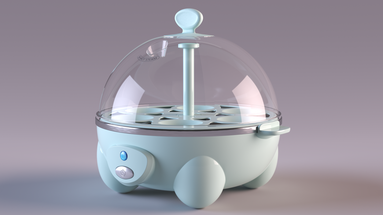 3D model Turquoise Egg Cooker