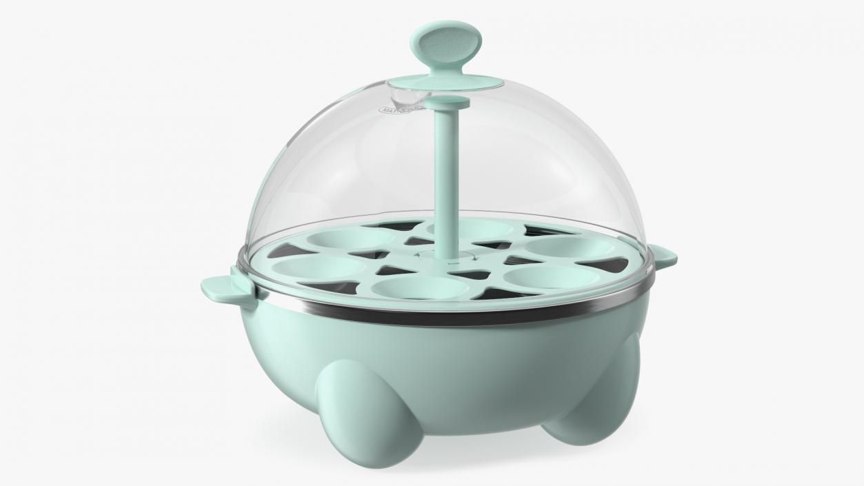 3D model Turquoise Egg Cooker