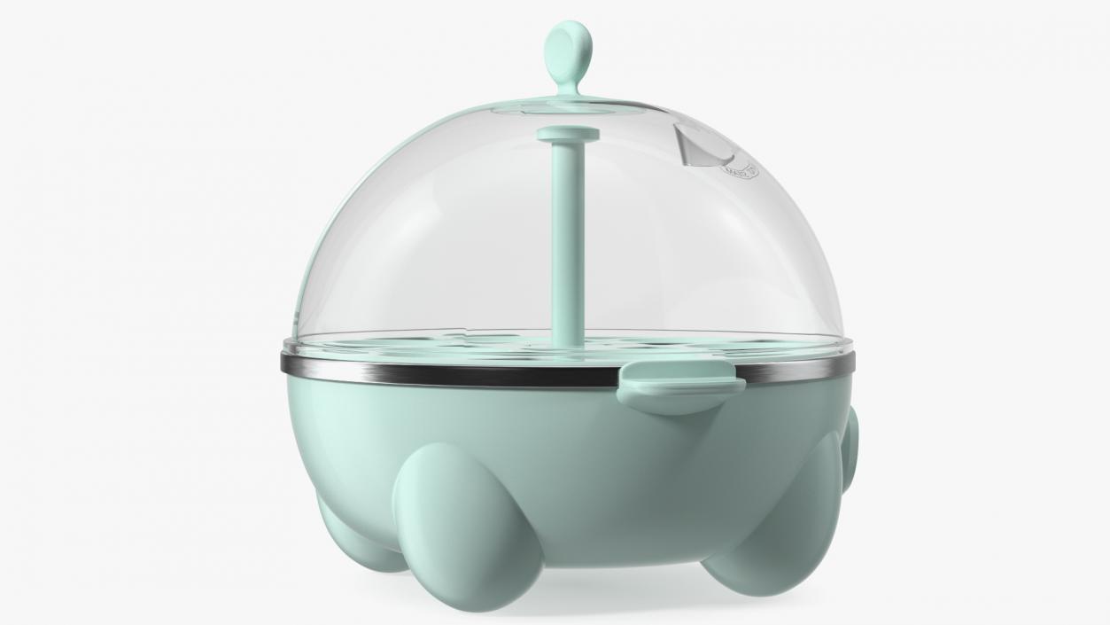 3D model Turquoise Egg Cooker