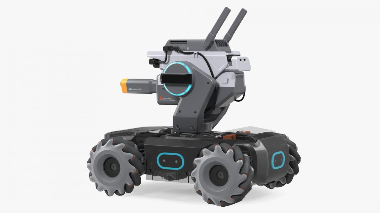 3D DJI RoboMaster S1 Educational Robot with Gamepad model