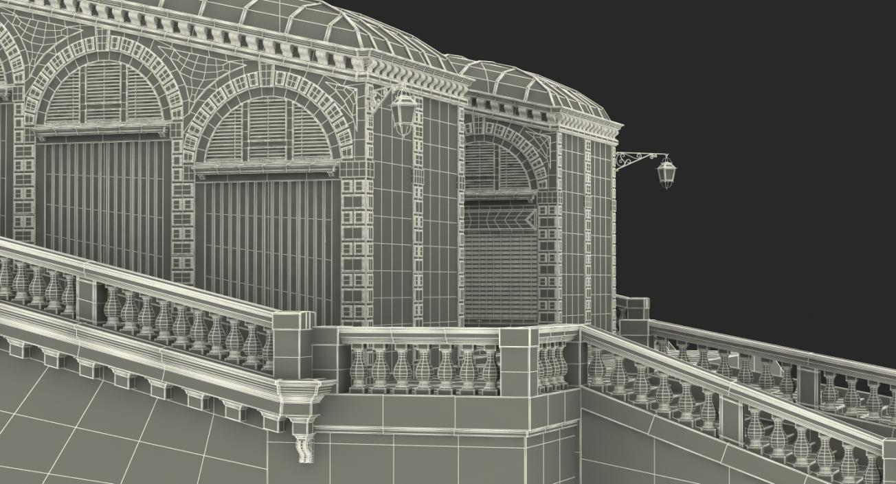 3D model Rialto Bridge Venice