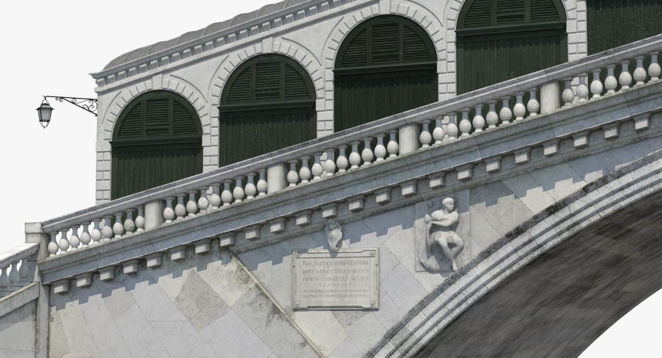 3D model Rialto Bridge Venice