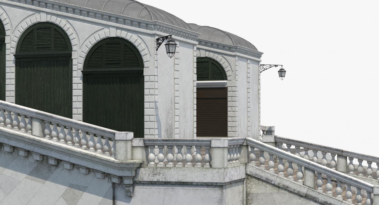 3D model Rialto Bridge Venice