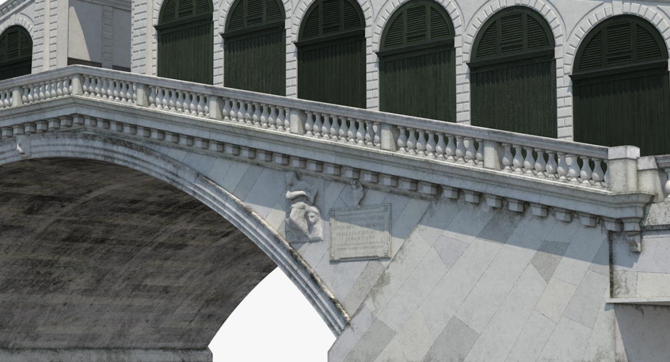 3D model Rialto Bridge Venice