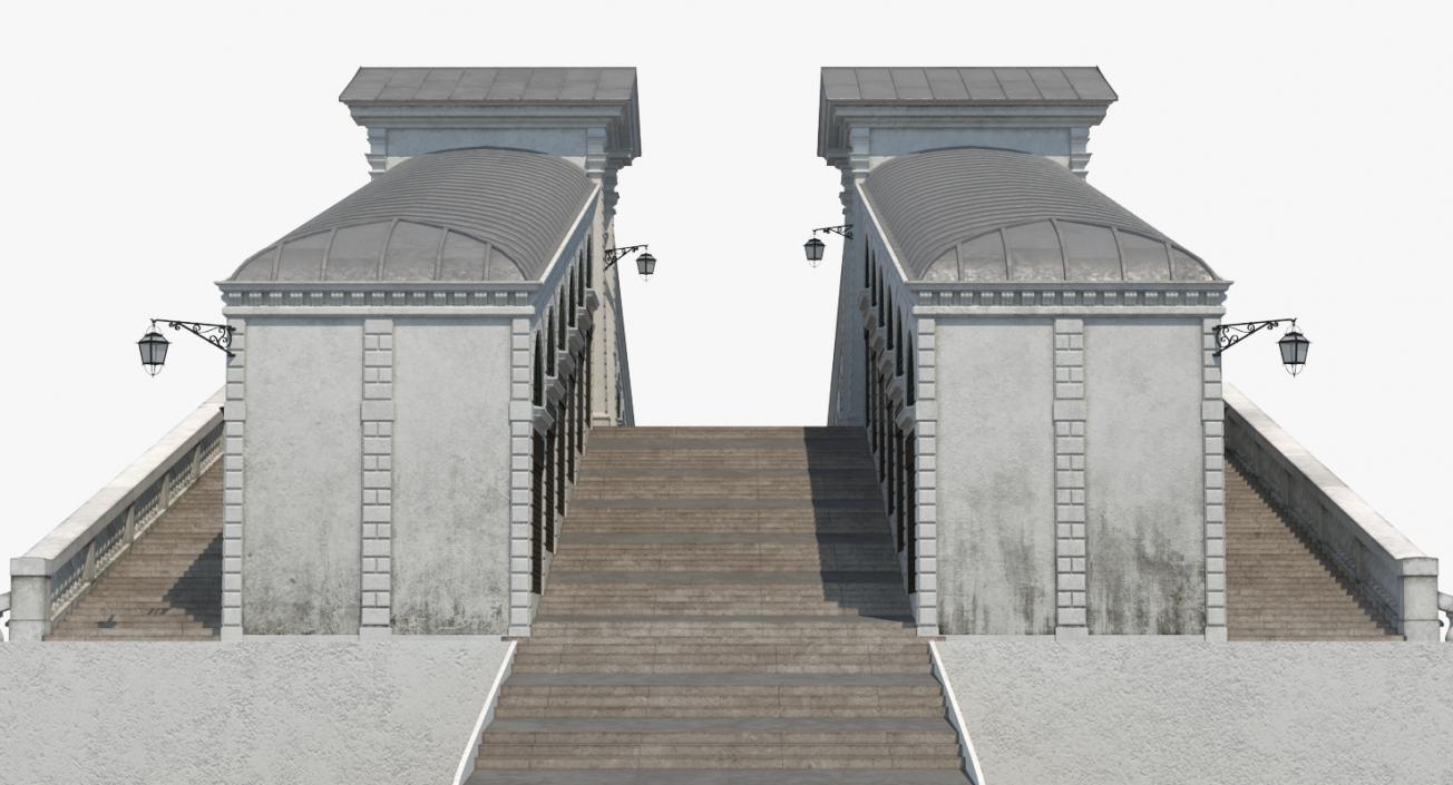 3D model Rialto Bridge Venice