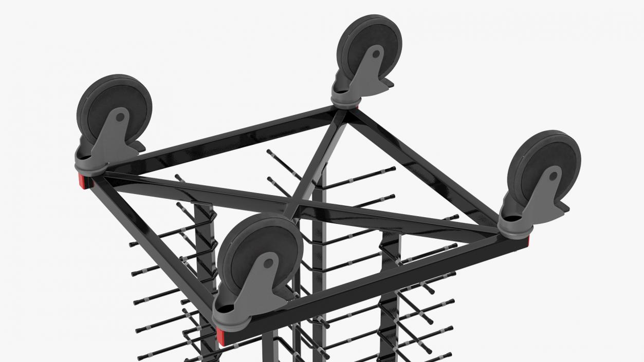 Stainless Steel Professional Plate Rack 3D model