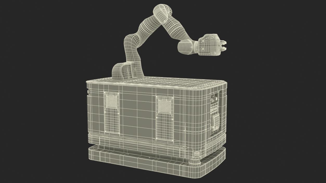 3D Autonomous Robot Hand with Manipulator model