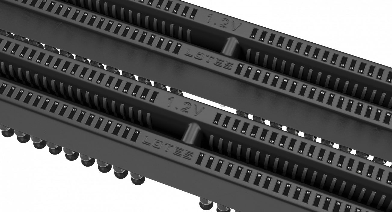 3D DDR4 DIMM Memory Slot