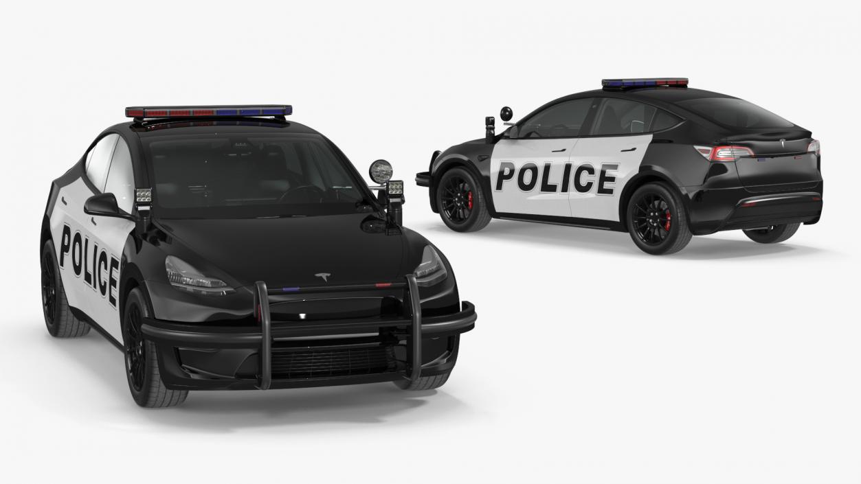 Police Car Tesla Model Y 3D model