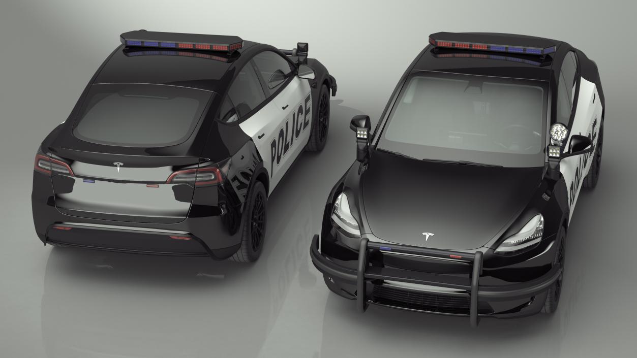 Police Car Tesla Model Y 3D model