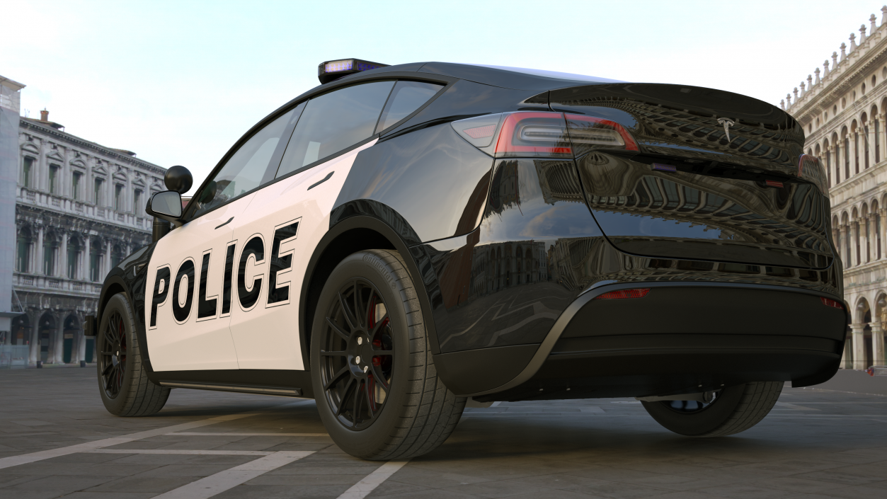 Police Car Tesla Model Y 3D model