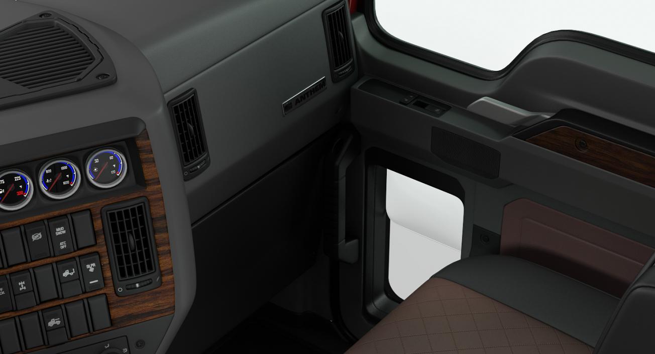 3D Mack Truck Cabin 2 model