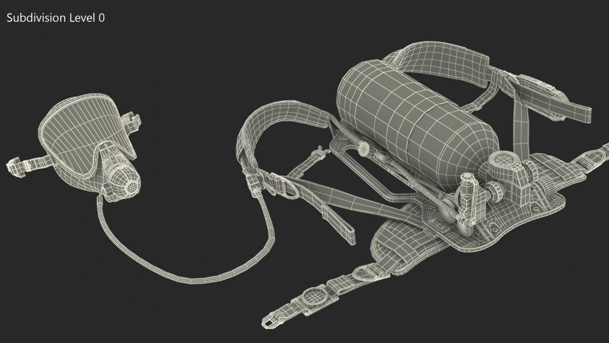 3D model Respiratory Equipment Set