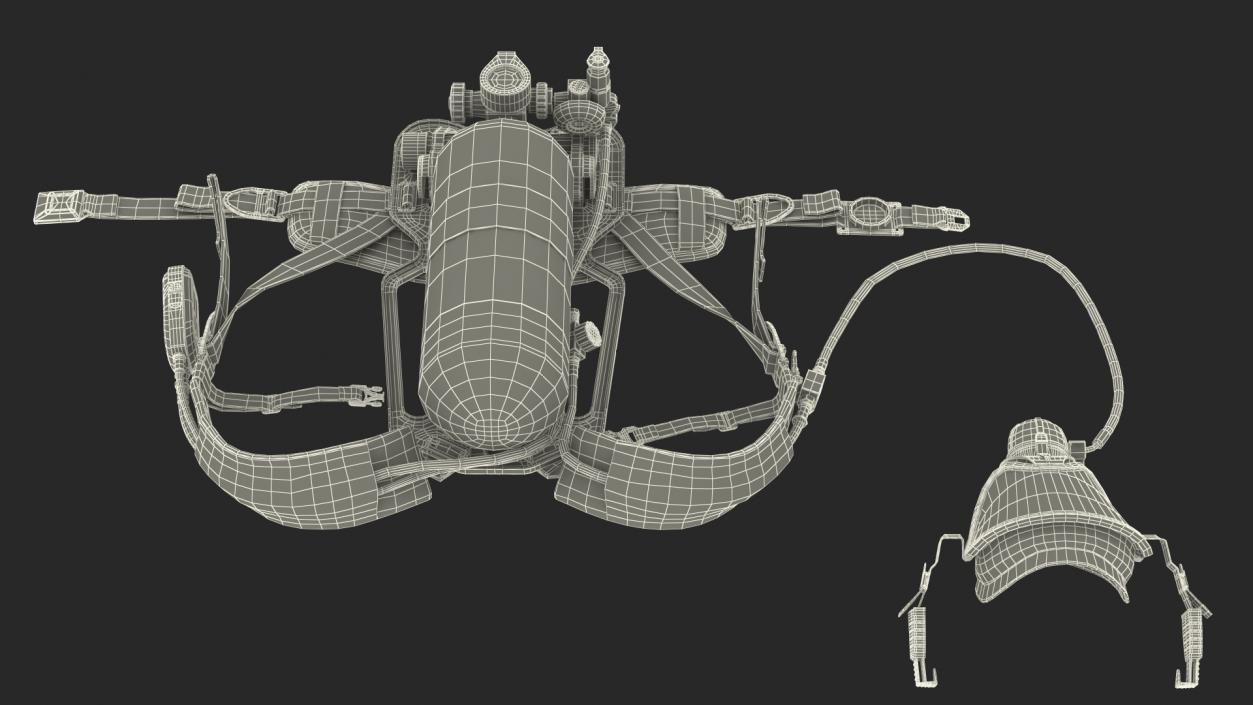 3D model Respiratory Equipment Set